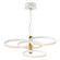 Hoopla LED Pendant in White/Gold (86|E24326-WTGLD)