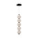 Bijou LED Pendant in Matte Black/Opal Matte Glass (452|PD531515MBOP-UNV)
