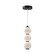 Bijou LED Pendant in Matte Black/Opal Matte Glass (452|PD530313MBOP-UNV)
