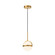 Globo LED Pendant in Brushed Gold (452|PD301001BG-UNV)