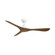 Carve 60''Ceiling Fan in Matte White/Distressed Koa (441|FR-D2504-60-MW/DK)