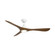 Carve 60'' Ceiling Fan in Matte White/Distressed Koa (441|FR-D2504-60L-MW/DK)