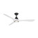 Carve 60''Ceiling Fan in Matte Black/Matte White (441|FR-D2504-60L-MB/MW)