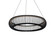 Lute LED Pendant in Black (281|PD-80528-27-BK)