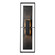 Shadow Box Shadow Box Tall w/Slate Dark Sky Friendly Outdoor Sconce in Coastal Burnished Steel (39|302666-SKT-78-SL-ZM0850)