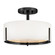 Halle LED Semi-Flush Mount in Black (13|47571BK)