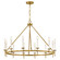 Copley LED Chandelier in Lacquered Brass (13|47476LCB)