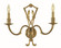 Matera Two Light Wall Sconce in Brushed Brass (8|5942 BR)