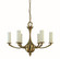 Atherton Six Light Chandelier in Brushed Brass (8|5926 BR)