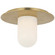 Fosse LED Flush Mount in Antique-Burnished Brass (268|KW 4006AB-ALB)