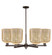 Arcadia Six Light Chandelier in Oil Rubbed Bronze (405|716-6CR-OB-G559-8ME)