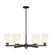Arcadia Six Light Chandelier in Oil Rubbed Bronze (405|716-6CR-OB-G559-5GWH)