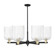 Arcadia Six Light Chandelier in Black Antique Brass (405|716-6CR-BAB-G559-8SDY)