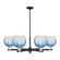 Arcadia Six Light Chandelier in Black Antique Brass (405|716-6CR-BAB-G483-8SB)