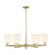 Arcadia Six Light Chandelier in Antique Brass (405|716-6CR-AB-G559-5GWH)