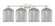 Arcadia Four Light Bath Vanity in Brushed Satin Nickel (405|716-4W-SN-G559-8SM)