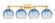 Arcadia Four Light Bath Vanity in Satin Gold (405|716-4W-SG-G483-8SB)