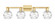 Arcadia Four Light Bath Vanity in Satin Gold (405|716-4W-SG-G1213-6CL)