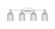 Arcadia Four Light Bath Vanity in Polished Chrome (405|716-4W-PC-G559-5CL)