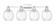 Arcadia Four Light Bath Vanity in Polished Chrome (405|716-4W-PC-G458-7CL)