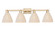 Arcadia Four Light Bath Vanity in Champagne Bronze (405|716-4W-CB-NBD-75-NAT)
