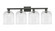 Arcadia Four Light Bath Vanity in Matte Black (405|716-4W-BK-G559-8CL)
