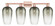 Arcadia Four Light Bath Vanity in Antique Copper (405|716-4W-AC-G484-7SL)