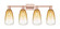 Arcadia Four Light Bath Vanity in Antique Copper (405|716-4W-AC-G480-6AM)