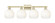 Arcadia Four Light Bath Vanity in Antique Brass (405|716-4W-AB-G483-8OP)