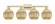 Arcadia Four Light Bath Vanity in Antique Brass (405|716-4W-AB-G458-7ME)