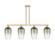 Arcadia Four Light Island Pendant in Champagne Bronze (405|716-4I-CB-G484-7SL)