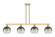 Arcadia Four Light Island Pendant in Champagne Bronze (405|716-4I-CB-G483-8SL)
