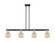 Arcadia Four Light Island Pendant in Black Antique Brass (405|716-4I-BAB-G559-5ME)