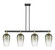 Arcadia Four Light Island Pendant in Black Antique Brass (405|716-4I-BAB-G484-7SL)
