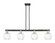 Arcadia Four Light Island Pendant in Black Antique Brass (405|716-4I-BAB-G458-7CL)