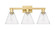 Arcadia Three Light Bath Vanity in Satin Gold (405|716-3W-SG-GBC-84)