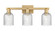 Arcadia Three Light Bath Vanity in Brushed Brass (405|716-3W-BB-G559-5SDY)