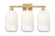 Arcadia Three Light Bath Vanity in Brushed Brass (405|716-3W-BB-G482-7OP)