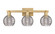 Arcadia Three Light Bath Vanity in Brushed Brass (405|716-3W-BB-G1213-6SM)
