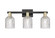 Arcadia Three Light Bath Vanity in Black Antique Brass (405|716-3W-BAB-G559-5CL)