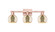 Arcadia Three Light Bath Vanity in Antique Copper (405|716-3W-AC-G128-6)