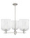 Arcadia Three Light Pendant in Satin Nickel (405|716-3CR-SN-G559-8CL)