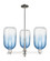 Arcadia Three Light Pendant in Polished Nickel (405|716-3CR-PN-G482-7SB)