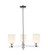 Arcadia Three Light Pendant in Polished Chrome (405|716-3CR-PC-G559-5GWH)