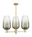 Arcadia Three Light Pendant in Champagne Bronze (405|716-3CR-CB-G484-7SL)