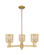Arcadia Three Light Pendant in Brushed Brass (405|716-3CR-BB-G559-5ME)