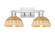 Arcadia Two Light Bath Vanity in Brushed Satin Nickel (405|716-2W-SN-NBD2-75-NAT)