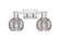 Arcadia Two Light Bath Vanity in Brushed Satin Nickel (405|716-2W-SN-G1213-6SM)