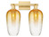 Arcadia Two Light Bath Vanity in Satin Gold (405|716-2W-SG-G484-7AM)