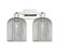 Arcadia Two Light Bath Vanity in Polished Nickel (405|716-2W-PN-G559-8SM)